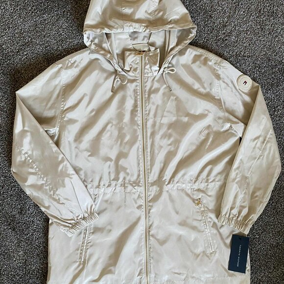 TOMMY HILFIGER Hooded Windbreaker (Size: M) NWT - Picture 6 of 12
